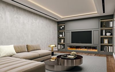 Elegant Interior Stucco