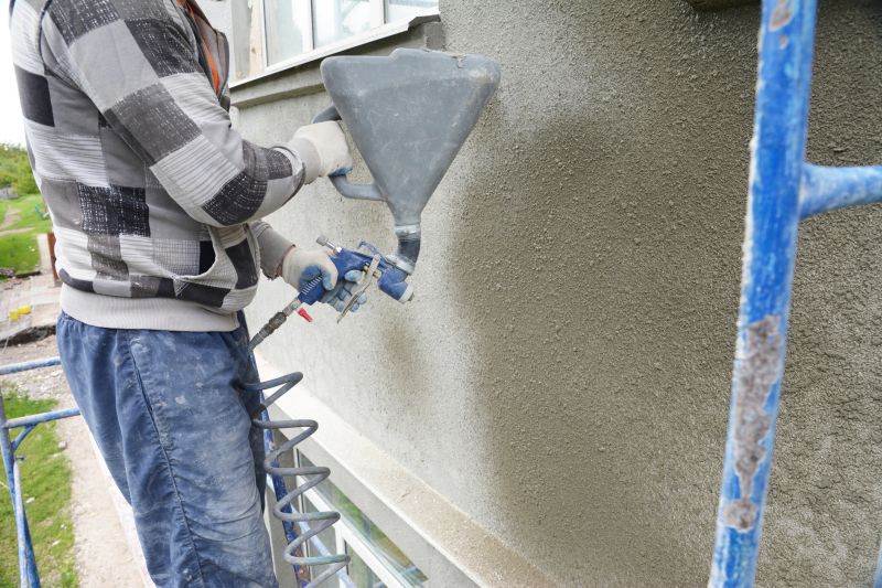 Applying Stucco Paints